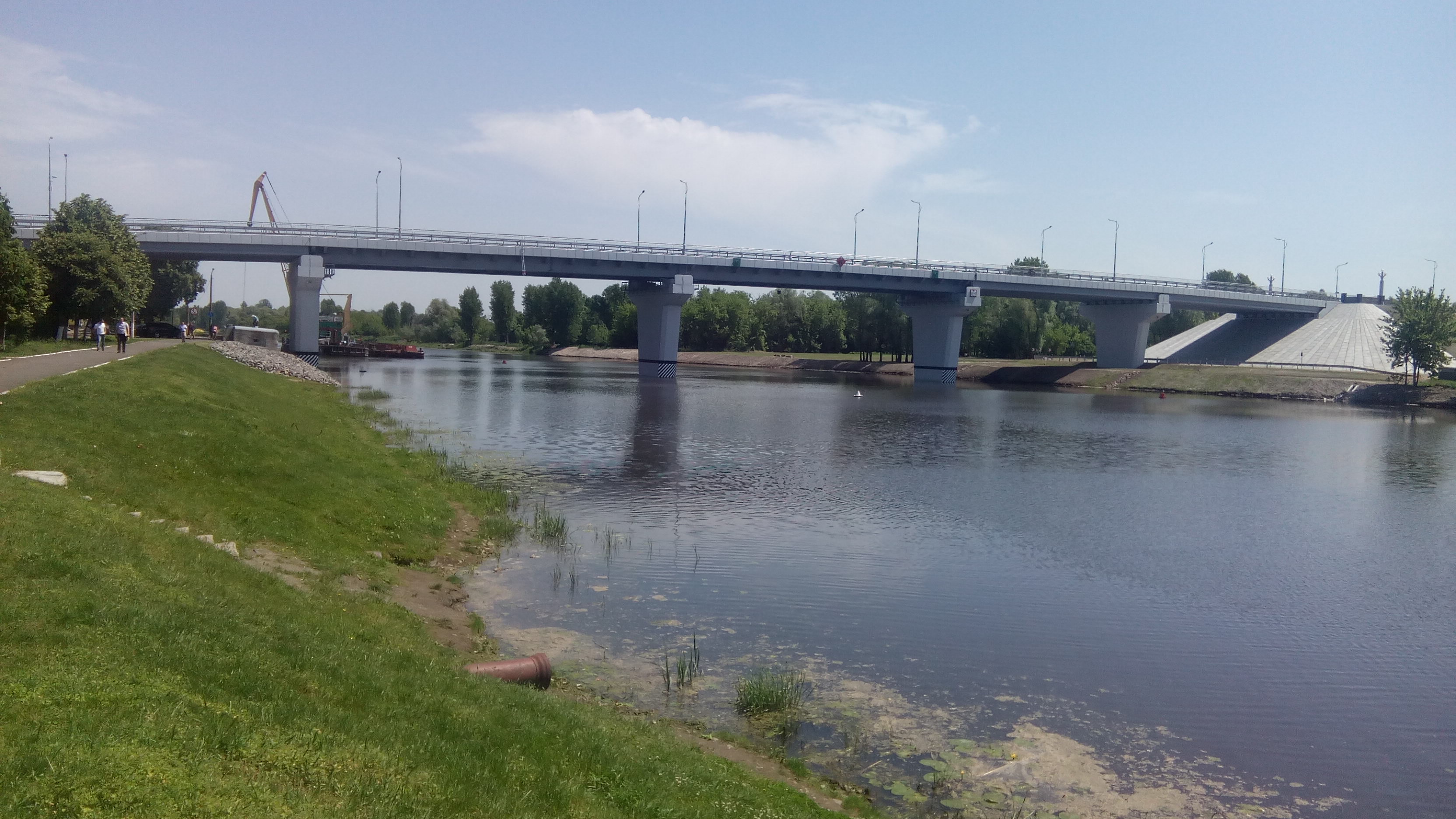 Мост через р. Пина на км 95,196 автомобильной дороги Р-6 Ивацевичи-Пинск-Столин